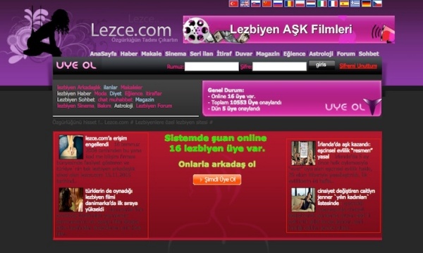 Haber | Arkada olmalar da yasak: Trkiyenin tek lezbiyen arkadalk sitesi eriime engelledi