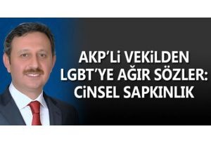 Haber | AKP`L VEKLDEN LGBT`YE AIR SZLER: CNSEL SAPKINLIK